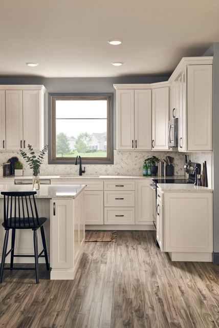 باهى خزانة المطبخ خارج الفرن الأبيض 