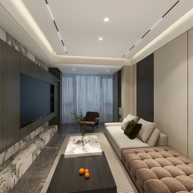 غرفة معيشة حجرية حجرية حجرية عالية الجودة