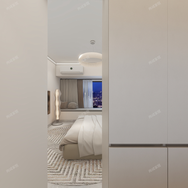 خزانة ملابس متينة على طراز الحد الأدنى